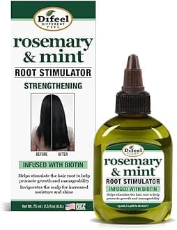 Rosemary and Mint Root Stimulator with Biotin 2.5 oz. - Hair Growth Scalp Treatment, Rosemary Mint Oil for Hair Growth