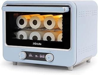 Sublimation Oven Machine 40 L 120 V 1700 W Light Blue Convection Oven for Sublimation Blanks Tumblers Mugs Water Bottles Cups Bulk Printing