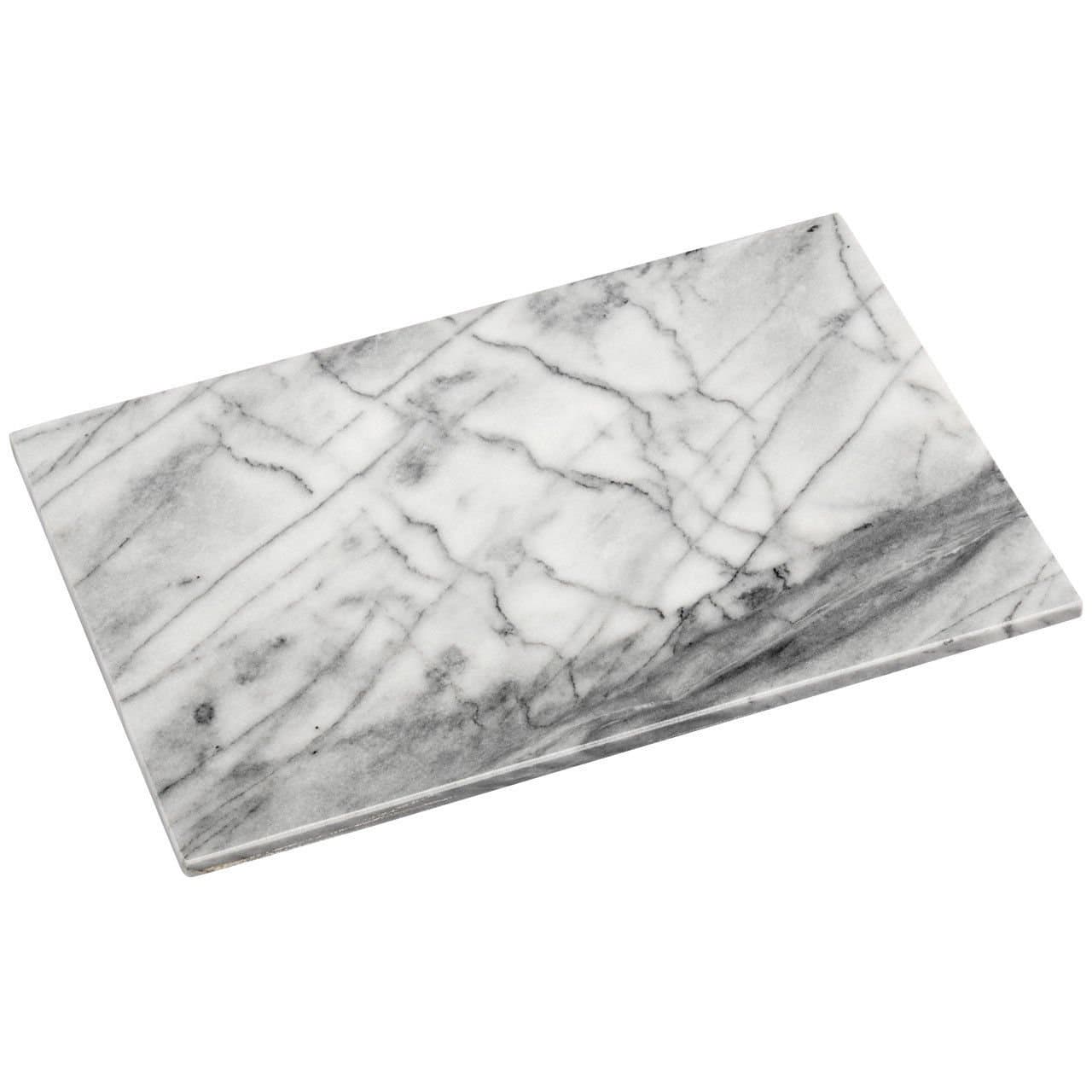 Large Heavy Marble Kitchen Chopping Cutting Board Slate White