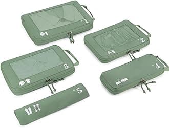 ECOHUB 5 Set Compression Packing Cubes for Suitcases Organiser Bags Travel Ac...
