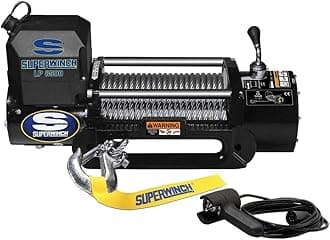 1585202 LP8500 Winch Gen II 12 VDC 8500lbs/3856kg, steel hawse, handheld remote