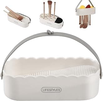 DUcare Makeup Brush Cleaner 4 in 1 Makeup Brushes Sponges Cleaning Mat Removes Cosmetic Color Brush Cleaner Pad for Cleaning Makeup Sponges Brushes