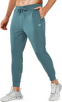 NORTHYARD Men's Joggers Pants with Zipper Pockets Lightweight Sweatpants Athletic Running Workout Track Pants for Men