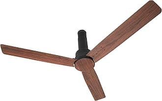 1200mm Elio Prime BLDC Ceiling Fan | Remote Controlled, High Air Delivery Fan | 5 Star Rated, Upto 60% Energy Saving, 2+1* Year Warranty | (Pack of 1, Wallnut Matte Black)