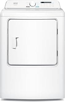 7.0 Cu. Ft. Front Load Dryer, Electric Clothes Dryer with LED Display and Dial Control, 5 Sensor and Manual Dry Selections, 240V, Requires Professional Installation, BLD67ME, White