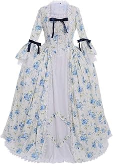 Women's Victorian Rococo Dress Inspiration Maiden Costume