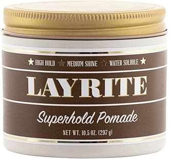 Superhold Pomade 297g | High Hold | Water Soluble | Medium Shine