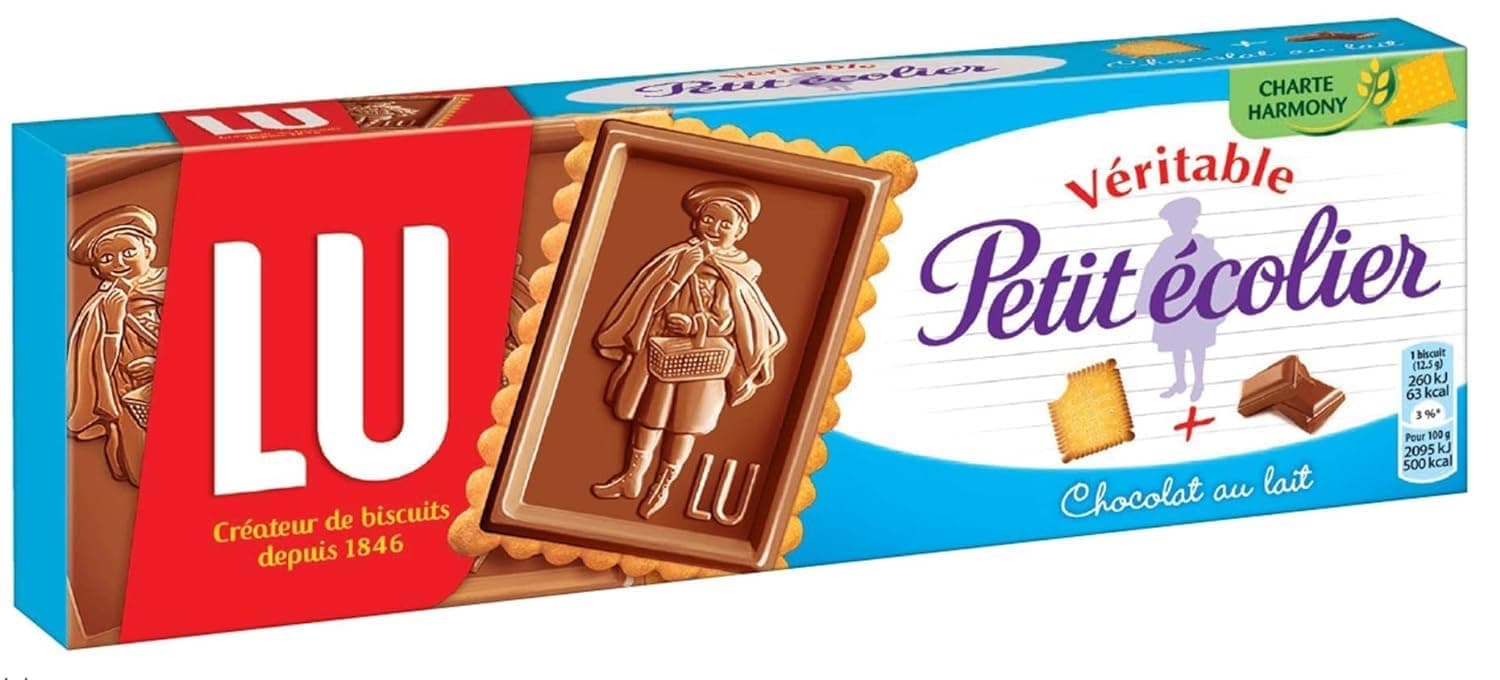 Veritable Petit Ecolier Milk Chocolate Biscuits 150g - Pack of 2