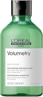 L'Oréal Professionnel Paris Volumetry Volumizing Shampoo - Removes Build Up & and Cleanses Scalp, Provides Lift For Fine & Thin Hair Types, With Salicylic Acid