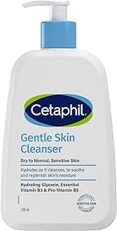 Gentle Hydrating Skin Cleanser | Face & Body | Men & Women | Dry to Normal and Sensitive Skin | Glycerin, Panthenol & Niacinamide | Unscented | Soap Free | 236ml | Dermatologist Recommended