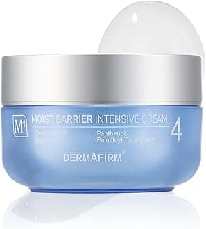 Dermafirm Moist Barrier Intensive Moisturizer Face Cream M4 | Korean Face Moisturizer Face Lotion for Hydration & Nourishment w/Ceramide, Peptide & Collagen | No Animal Trials No Paraben 1.69 fl oz