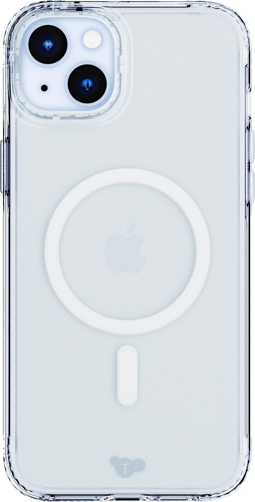 tech21 Evo Clear case Compatible with MagSafe for iPhone 15 Plus - Impact Protection Case - Clear