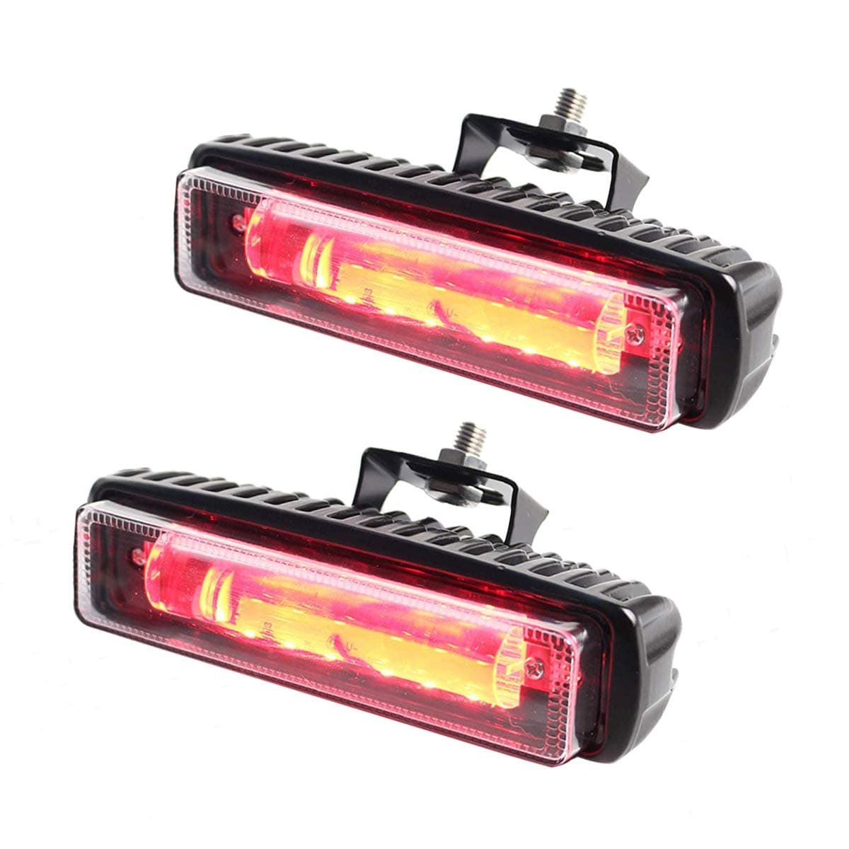LED Forklift Safety Light 30W 2Pack RED Warehous Warning Lights 10-80V DC (2Pcs 30W Red)