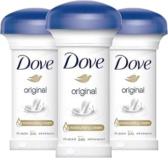 3 x Dove Anti-Perspirant Deodorant Cream 50ml Original