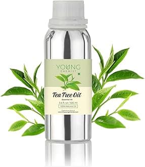 Pure Tea Tree Essential Oil - 100ml | Natural Solution for Acne, Skin Healing & Hair Care | Great for Aromatherapy, Homemade Remedies