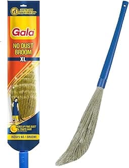 Broom Extra Long (for Floor Cleaning Multipurpose, Fiber(Plastic)