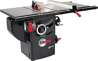 SAWSTOP 10-Inch Professional Cabinet Saw, 1.75-HP, 30-Inch Premium Fence Assembly (PCS175-PFA30)
