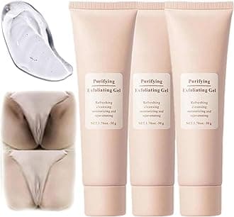Purifying Exfoliating Gel, Moisturizing Exfoliator Scrub for Whole Body, Achieve Smoother Skin (3PCS, 5.28oz)