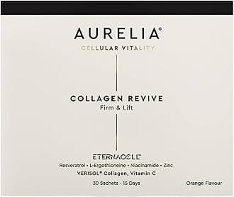 Collagen Revive | Advanced Cellular Anti-Aging Supplement | Help Reduce Fine Lines & Wrinkles | with Zinc, Resveratrol, Niacinamide, Ergothioneine & Vitamin C