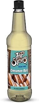 Hip Syrups - Cinnamon Roll Sugar Free Simple Syrup Designed for Coffee, Hot Cocoa, Sugar Free