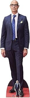 Star Cutouts CS1078 Stanley Tucci Blue Suit Lifesize Cardboard Cutout With Mini