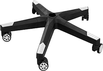 Frassie 28 inch Nylon Gaming Chair Base Replacement with 5 Casters, Heavy Duty Office Chair Base Part
