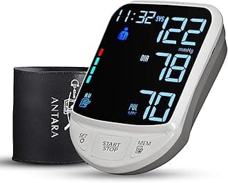 AGEasy (Max Group) Fully Automatic Digital Blood Pressure Monitoring Device with Voice Assistant | BP Apparatus for Home | Portable Digital BP Check Machine for Hypertension & Managing Heart Health | Arm Circumference (22-42cm)