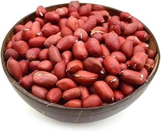 Red Skin Peanuts 25kg - Raw Whole Skinned Peanut Nuts - Natural Bulk Ready to Eat Edible Nut For Human Consumption – Protein Unsalted Unroasted Shelled Redskin Kernels Jugu (Packaging May Vary) PURIMA