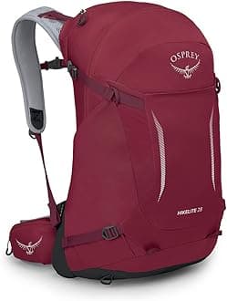 Osprey Hikelite 28 Unisex Hiking Backpack Sangria Red M/L