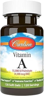 Labs Vitamin A Palmitate, 15000 IU, 120 Softgels