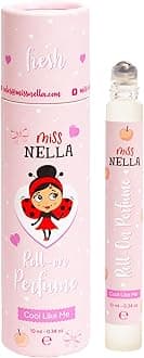 MISS NELLA Kids Perfume Cool Like Me Roll On Perfume for Children with Fresh Fragrance Safe & Natural Boys & Girls Perfume Oil with Roll-On Applicator 10ML (Cool Like Me)