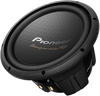 Pioneer TS-W3004D4 2400W Max/800W RMS Champion Series Pro DVC Component Subwoofer, 12-Inch Size