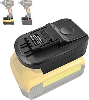 TPDL Adapter for Dewalt 18V Battery to for Worx Tools 20V, Also for Milwaukee 18V M18 Battery to for Worx Tools 20V
