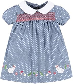 LMYOVE Toddler Girls Summer Casual Dress, Little Girls Cartoon Print Short Sleeve Dress 2-6Y