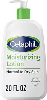 Cetaphil Face & Body Moisturizer, Hydrating Moisturizing Lotion for All Skin Types, Suitable for Sensitive Skin, NEW 20 oz, Fragrance Free, Hypoallergenic, Non-Comedogenic