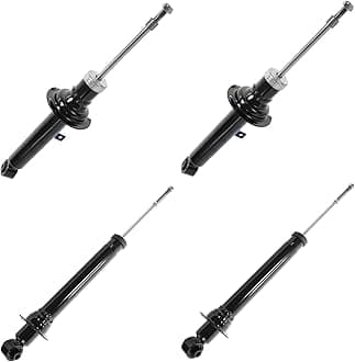TRQ Front and Rear Shock Absorber Set Compatible with 2001-2005 Lexus IS300