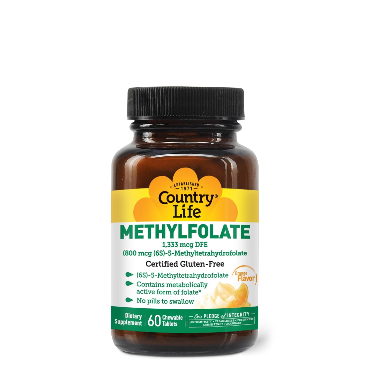 Methyl Folate 800 mcg Lozenges, 60 Count
