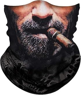 Neck Gaiter Face Mask Bandana for Dust Wind Sun Protection for Men Women