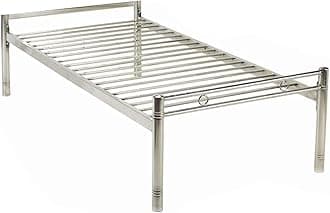 S. K. MODERN ART Pure Stainless Steel Bed Frame Without Mattress (5 X 6 Feet, Divan Bed 2)