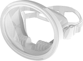 Diving Mask Scuba Mask Spearfishing Mask Freediving Water Mask Tempered Glass Oval HD Anti-Fog Scuba Goggles for Adults