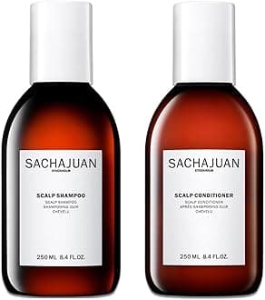 SACHAJUAN Scalp Shampoo and Conditioner Set | Rosemary Oil to Soothe, Balance & Hydrate Dry Flaky Scalp | Lightweight Hydration & Scalp Relief | Vegan & Paraben-Free | Pack of 2 (8.4 oz)