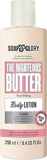 Soap & Glory Original Pink The Righteous Butter Moisturizing Body Lotion - Shea Butter & Vitamin E & Aloe Vera Body Moisturizer - Rose & Bergamot Scented Lotion (250ml)