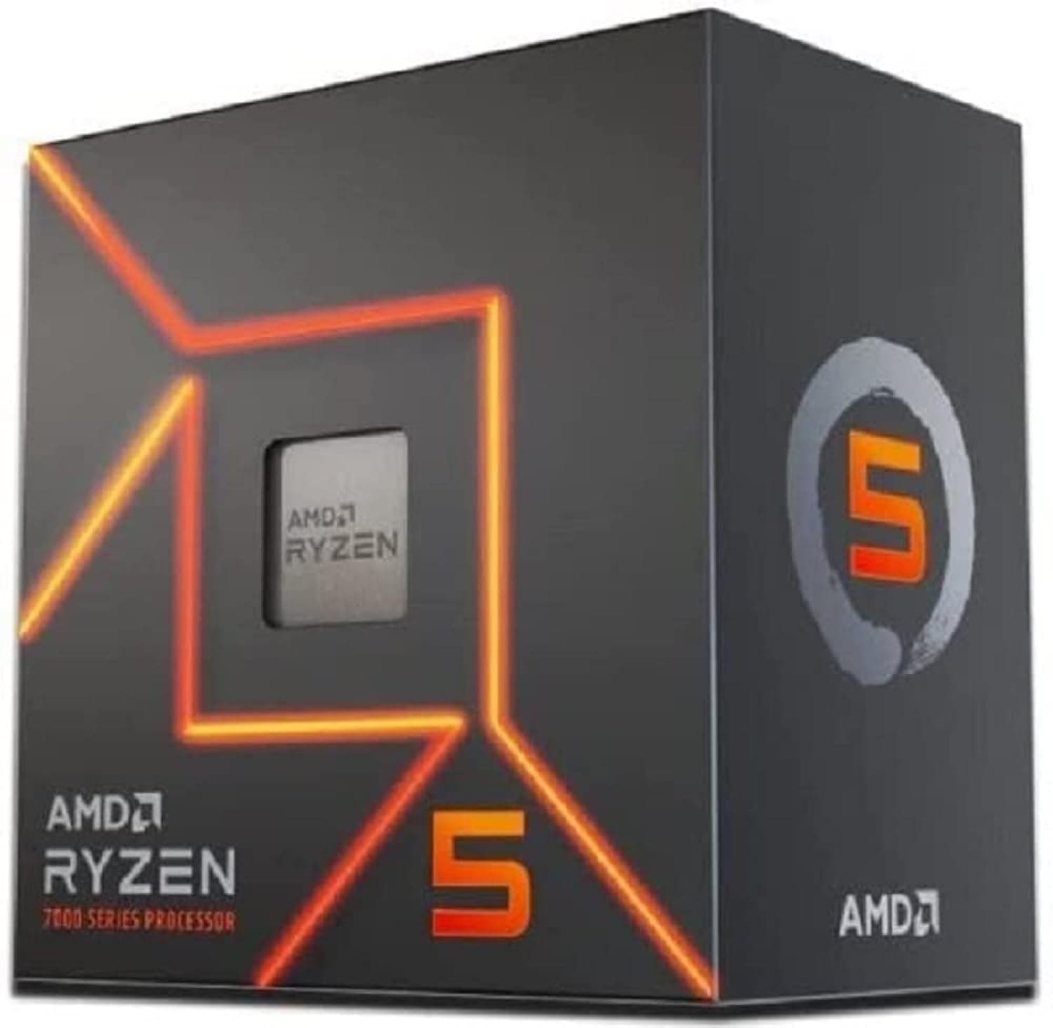 Ryzensets 5 7600 Processor (radeon graphics integrated, 6 cores/12 threads, 65W TDP, AM5 Socket, 38MB cache, up to 5.1 GHz max boost, Wraith Stealth Cooler)