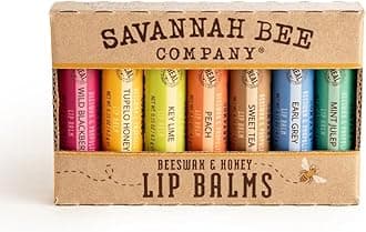 Lip Balm - Lip Moisturizer for Chapped Lips - Hydrating Lip Balm with Pure Honey (Bee the Balm Set)