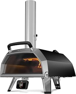 Ooni Karu 2 Pro Multi-Fuel Pizza Oven - Wood and Gas Outdoor Pizza Oven with Pizza Stone & Intergrated Thermometer, Pizza Oven Outdoor, Dual Fuel 16 Inch Pizza Maker, Outdoor Cooking Grill