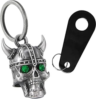Dream Apparel Motorcycle Bell Guardian Angel Drive Away Gremlin, Biker Bell for Men Women Rider Riding with Hanger, Good Luck Gift Accessories