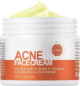 Acne Cream Pimple Cream for Face, Oil Control Pimple Remover Cream Get Rid of Pimples Fast,for Oily and Acne Prone Skin, Cruelty Free, Crema para espinillas en la cara