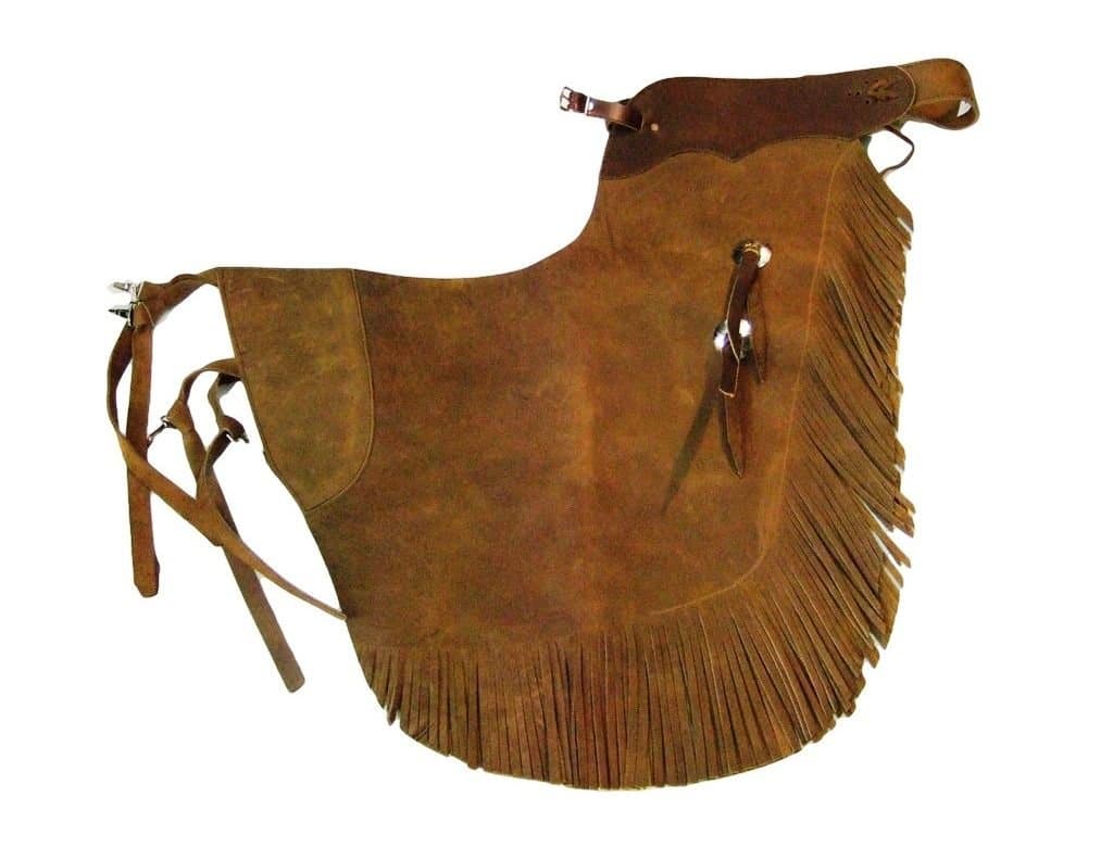 B Bar B Western Chaps Adult Basic Chinks Leather