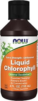 Now Supplements, Extra Strength Liquid Chlorophyll, Unflavored, Internal Deodorizer*, Promotes Clean