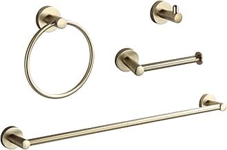 BGL Bathroom Accessory Set Brushed Gold 4 Pieces Towel Rack Set